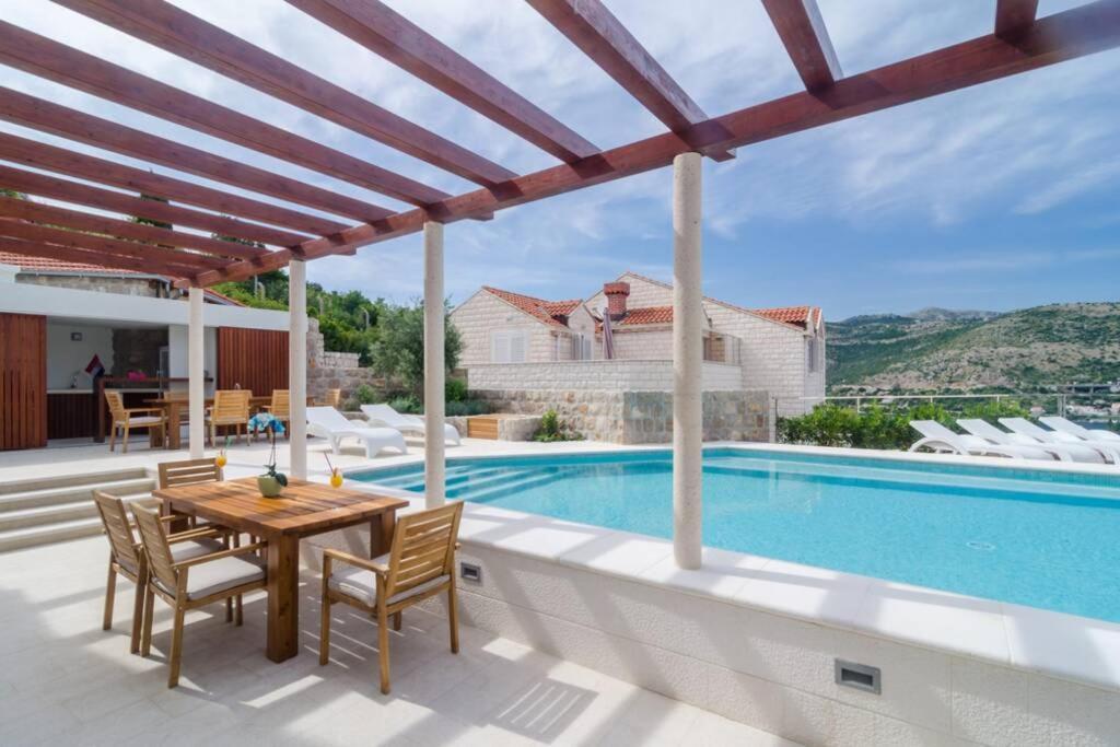 Modern Villa With Swimming Pool - Penthouse Dubrovnik Luaran gambar
